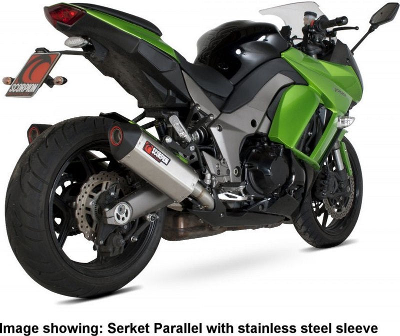 Scorpion Mufflers Serket Parallel Slip-on (Pair) Titanium Sleeve | RKA87TEO