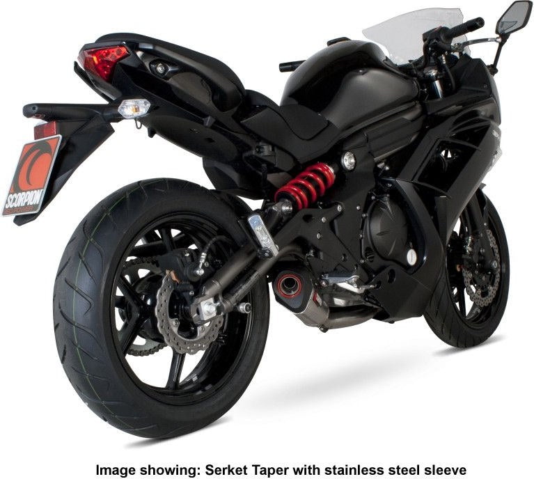 Scorpion Mufflers Serket Taper Full System Titanium Sleeve | RKA90SYSTEO
