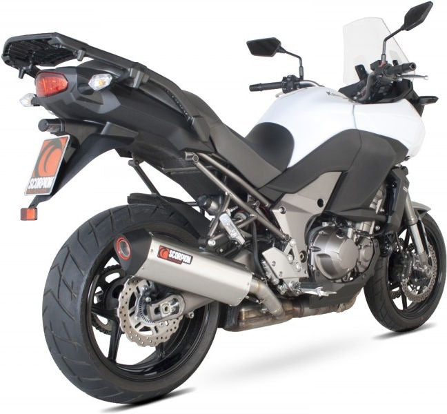 Scorpion Mufflers Serket Parallel Slip-on Brushed Stainless Steel Sleeve | RKA92SEO