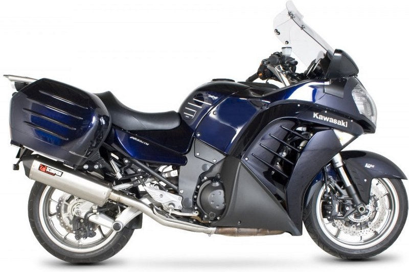 Scorpion Mufflers Serket Parallel Slip-on Brushed Stainless Steel Sleeve | RKA94SEO