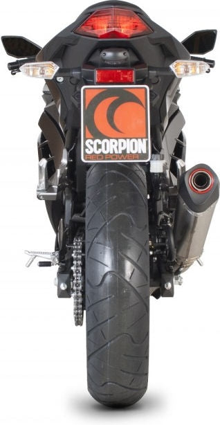 Scorpion Mufflers Serket Taper Slip-on Brushed Stainless Steel Sleeve | RKA95SEO