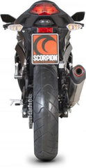 Scorpion Mufflers Serket Taper Slip-on Brushed Stainless Steel Sleeve | RKA95SEO