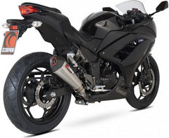 Scorpion Mufflers Serket Taper Slip-on Brushed Stainless Steel Sleeve | RKA95SEO