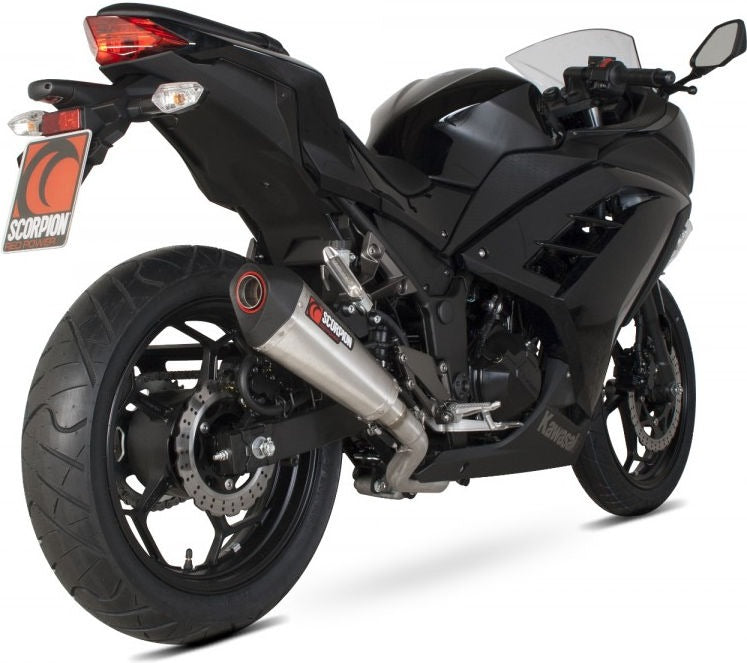 Scorpion Mufflers Serket Taper Full System Brushed Stainless Steel Sleeve | RKA96SYSSEO