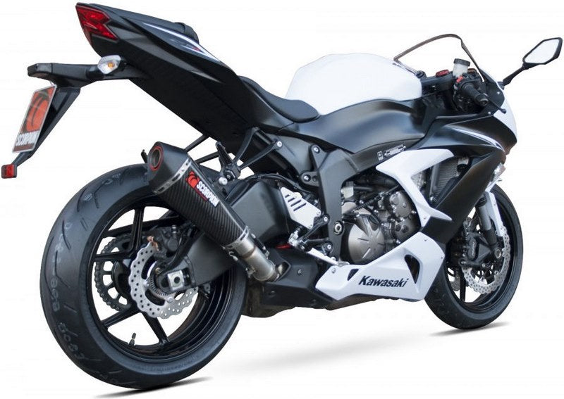 Scorpion Mufflers Serket Taper Slip-on Carbon Fibre Sleeve | RKA97CEO