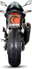 Scorpion Mufflers Serket Parallel Slip-on Carbon Fibre Sleeve | RKA98CEO