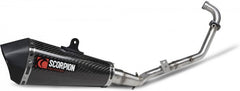 Scorpion Mufflers Serket Taper Full System Carbon Fibre Sleeve | RKE50CEO