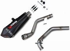 Scorpion Mufflers Serket Taper Full System Carbon Fibre Sleeve | RKE51CEO
