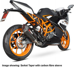 Scorpion Mufflers Serket Taper Slip-on Brushed Stainless Steel Sleeve | RKT78SEO