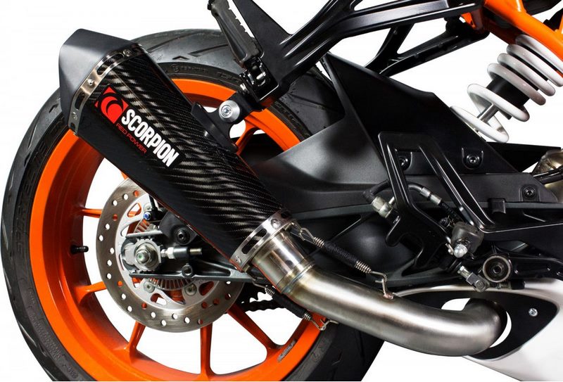 Scorpion Mufflers Serket Taper 3/4 System Carbon Fibre Sleeve | RKT80CEO