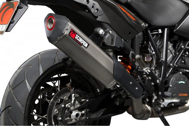 Scorpion Mufflers Serket Parallel Slip-on Titanium Sleeve | RKT82TEO