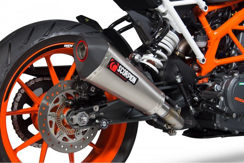 Scorpion Mufflers Serket Taper Slip-on Titanium Sleeve | RKT83TEO