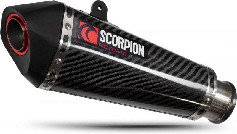 Scorpion Mufflers Serket Taper Slip-on Carbon Fibre Sleeve (NON EU HOMOLOGATED) | RKT90CEO