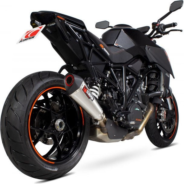 Scorpion Mufflers Serket Taper Slip-on Brushed Stainless Steel Sleeve (NON EU HOMOLOGATED) | RKT90SEO