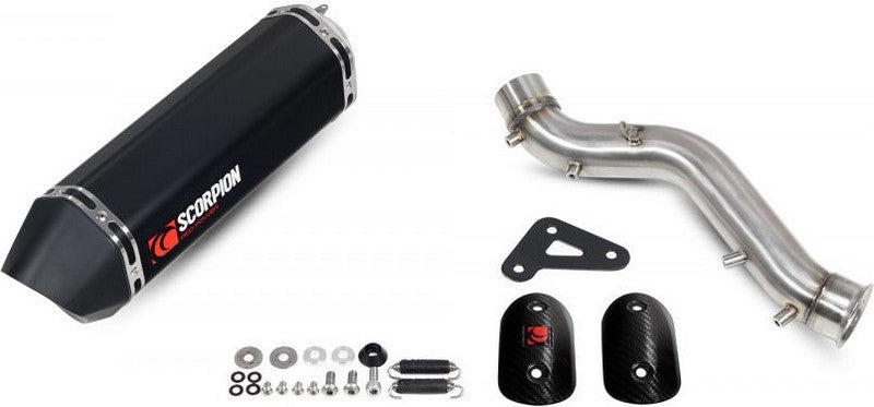 Scorpion Mufflers Serket Parallel Slip-on Black Ceramic Coated Sleeve (NON EU HOMOLOGATED) | RKT91BCER