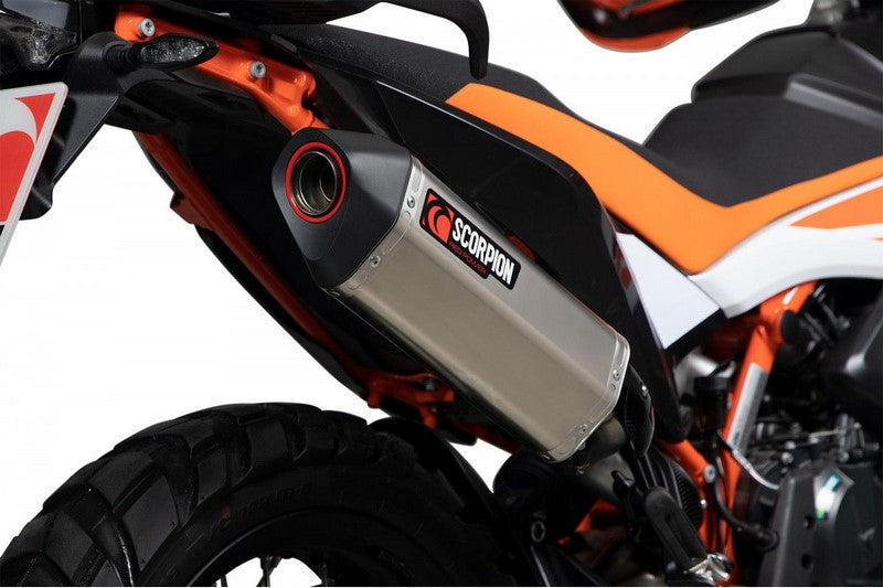 Scorpion Mufflers Serket Parallel Slip-on Titanium Sleeve (NON EU HOMOLOGATED) | RKT91TEO
