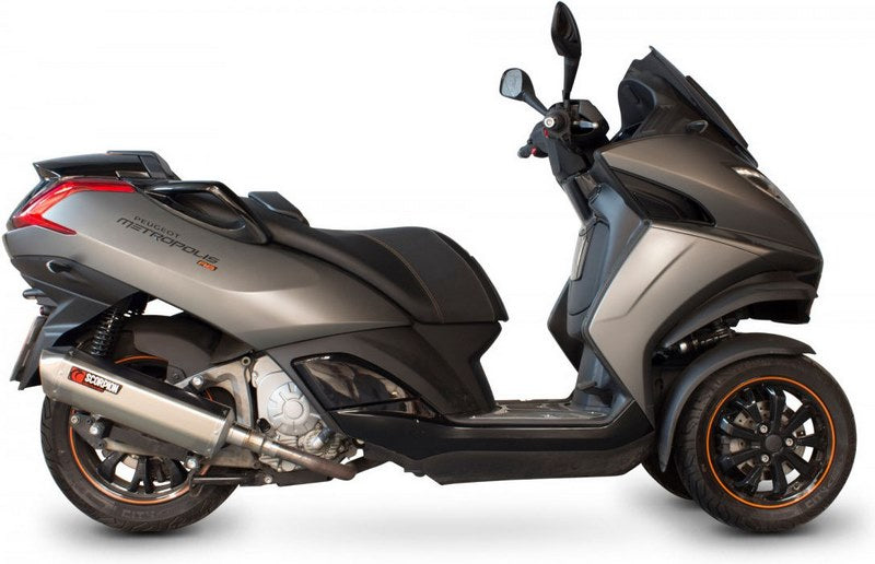 Scorpion Mufflers Serket Parallel Slip-on Brushed Stainless Steel Sleeve | RPG102SEO