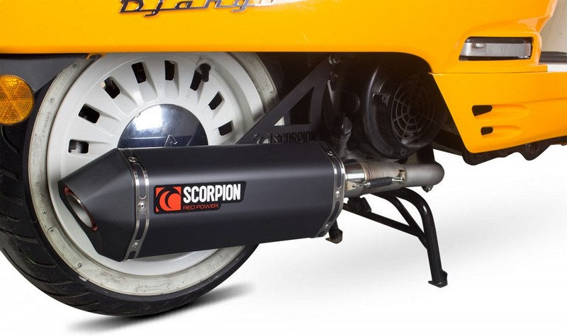 Scorpion Mufflers Serket Parallel Full System Black Ceramic Coated Sleeve | RPG103BCER