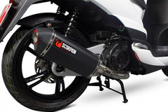 Scorpion Mufflers Serket Parallel Full System Black Ceramic Coated Sleeve | RPG104BCER