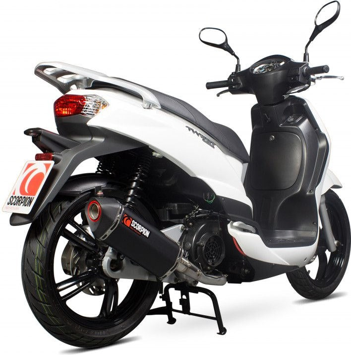 Scorpion Mufflers Serket Parallel Full System Black Ceramic Coated Sleeve | RPG104BCER