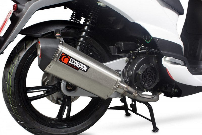 Scorpion Mufflers Serket Parallel Full System Brushed Stainless Steel Sleeve | RPG104SEO