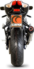 Scorpion Mufflers Serket Taper Slip-on Brushed Stainless Steel Sleeve | RSI102SEO