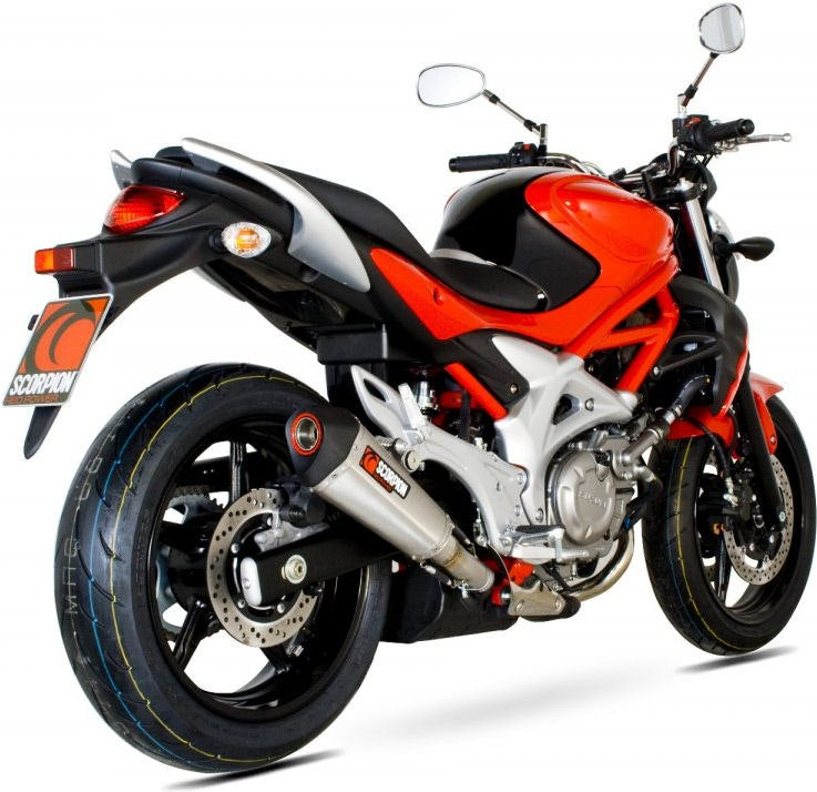 Scorpion Mufflers Serket Taper Slip-on Brushed Stainless Steel Sleeve | RSI105SEO