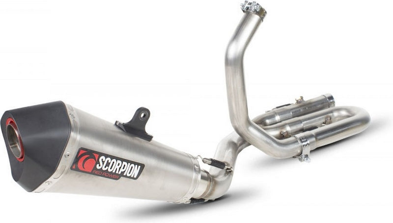 Scorpion Mufflers Serket Taper Full System Brushed Stainless Steel Sleeve | RSI105SYSSEO