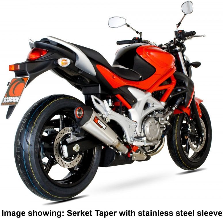 Scorpion Mufflers Serket Taper Slip-on Titanium Sleeve | RSI105TEO