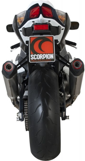 Scorpion Mufflers Serket Taper Slip-on (Pair) Brushed Stainless Steel Sleeve | RSI106SEO