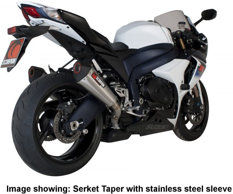 Scorpion Mufflers Serket Taper Slip-on (Pair) Titanium Sleeve | RSI106TEO