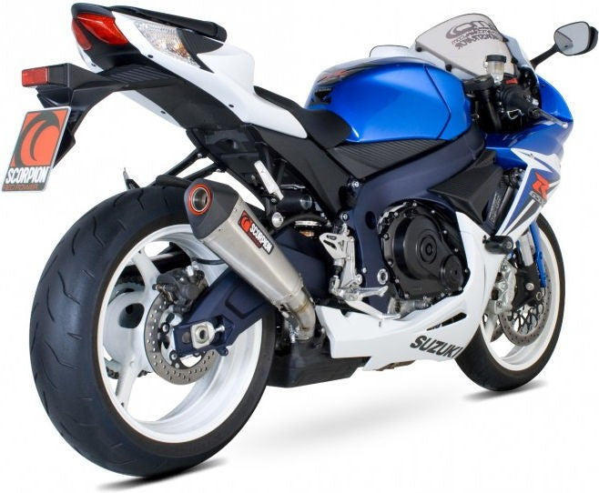 Scorpion Mufflers Serket Taper Slip-on Brushed Stainless Steel Sleeve | RSI109SEO