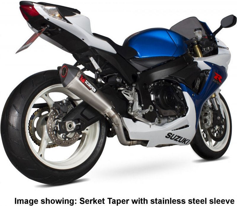 Scorpion Mufflers Serket Taper Full System Carbon Fibre Sleeve | RSI109SYSCEO