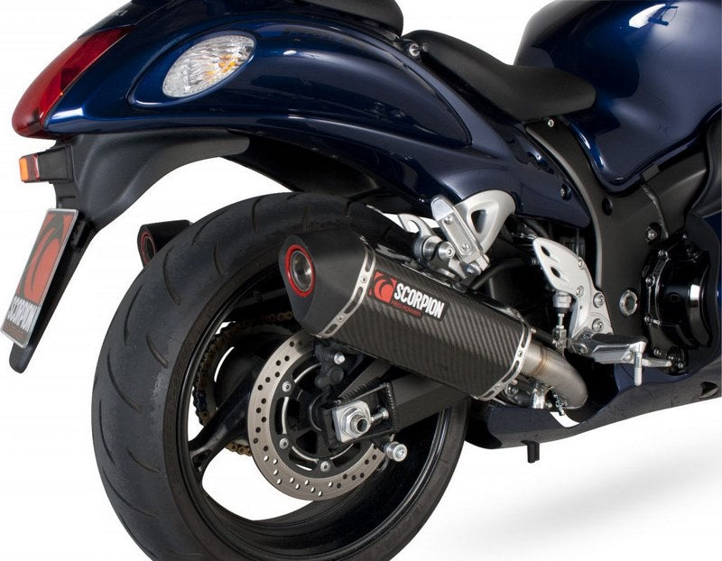 Scorpion Mufflers Serket Parallel Slip-on (Pair) Carbon Fibre Sleeve | RSI112CEO
