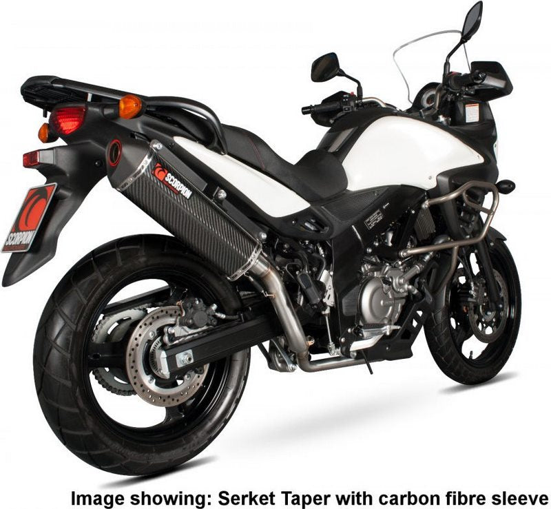 Scorpion Mufflers Serket Parallel Slip-on Brushed Stainless Steel Sleeve | RSI114SEO