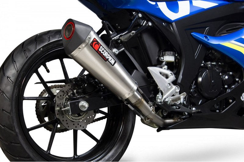 Scorpion Mufflers Serket Taper Full System Brushed Stainless Steel Sleeve | RSI121SEO
