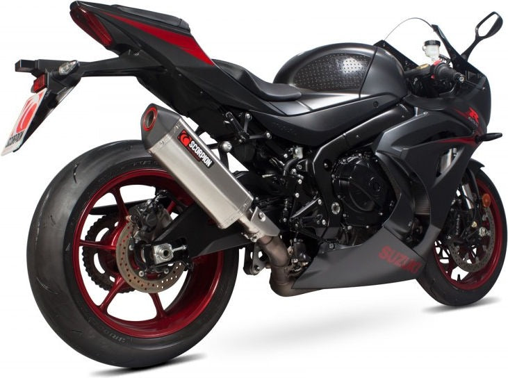 Scorpion Mufflers Serket Parallel Slip-on Brushed Stainless Steel Sleeve | RSI123SEO