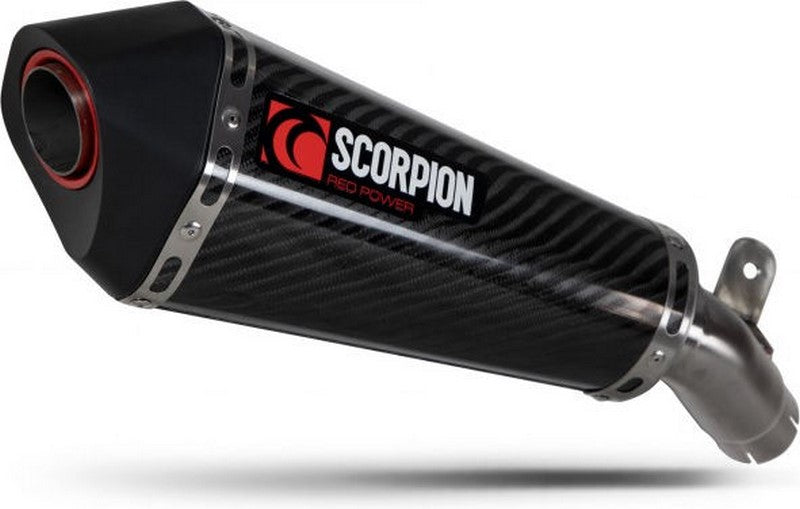 Scorpion Mufflers Serket Taper Slip-on Carbon Fibre Sleeve | RSI125CEO
