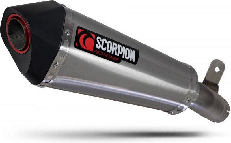 Scorpion Mufflers Serket Taper Slip-on Brushed Stainless Steel Sleeve (NON EU HOMOLOGATED) | RSI125SEO