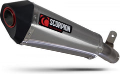 Scorpion Mufflers Serket Taper Slip-on Brushed Stainless Steel Sleeve (NON EU HOMOLOGATED) | RSI125SEO