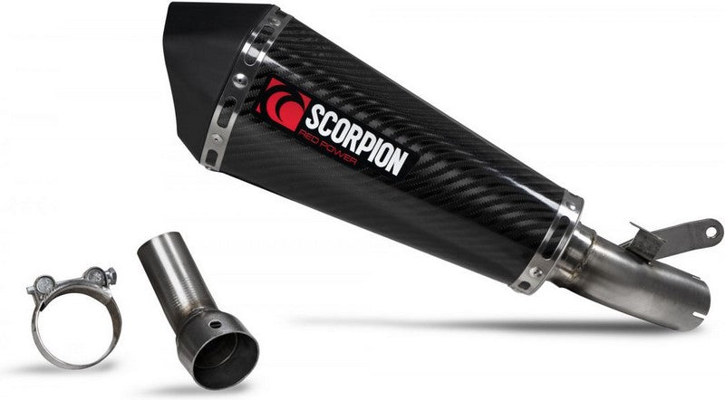 Scorpion Mufflers Serket Taper Slip-on Carbon Fibre Sleeve (NON EU HOMOLOGATED) | RSI126CEO