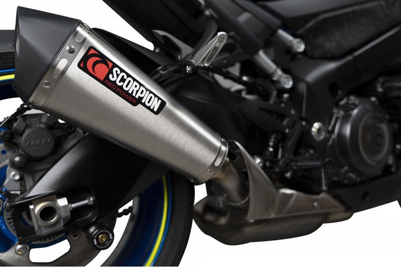 Scorpion Mufflers Serket Taper Slip-on Brushed Stainless Steel Sleeve (NON EU HOMOLOGATED) | RSI126SEO