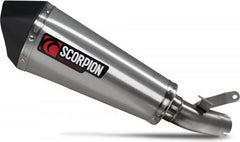 Scorpion Mufflers Serket Taper Slip-on Brushed Stainless Steel Sleeve (NON EU HOMOLOGATED) | RSI126SEO