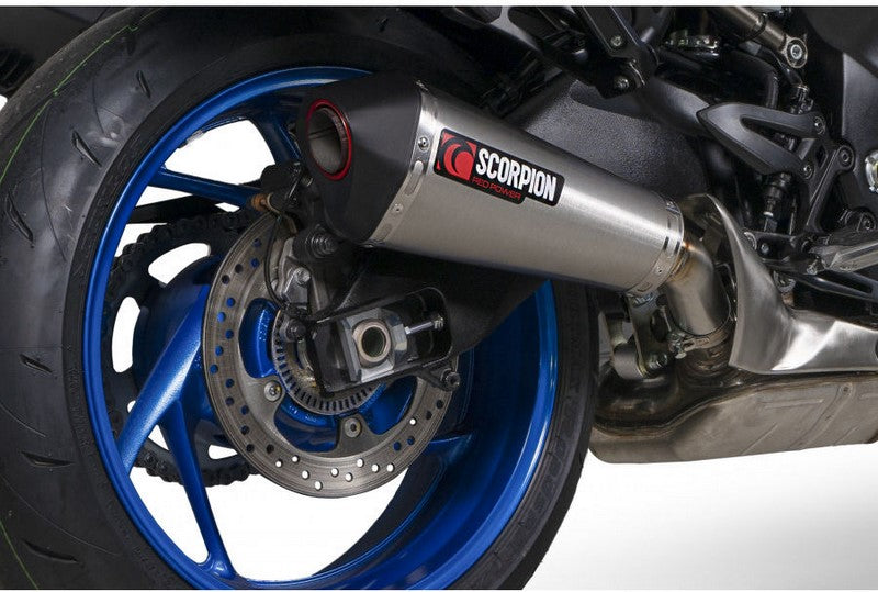 Scorpion Mufflers Serket Taper Slip-on Brushed Stainless Steel Sleeve | RSI127SEO