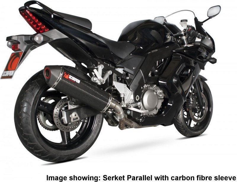 Scorpion Mufflers Serket Parallel Slip-on Titanium Sleeve | RSI84TEO