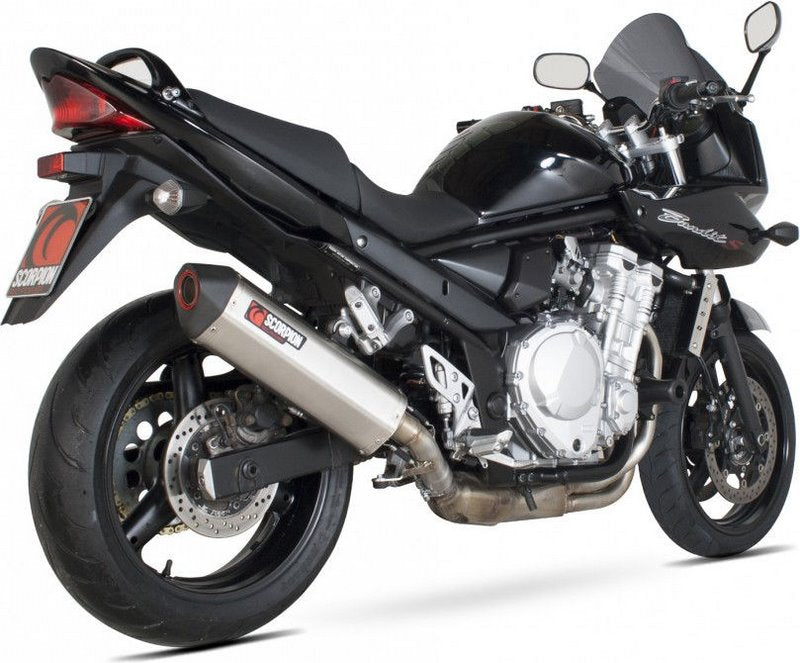 Scorpion Mufflers Serket Parallel Slip-on Brushed Stainless Steel Sleeve | RSI98SEO