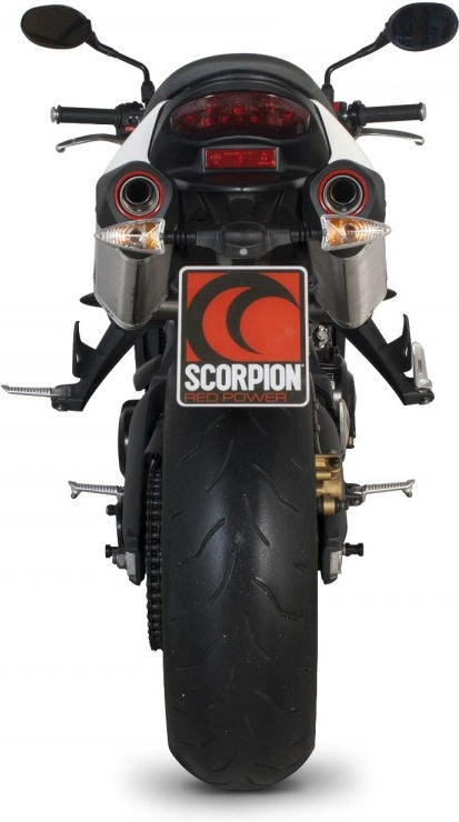 Scorpion Mufflers Serket Parallel Slip-on (Pair) Brushed Stainless Steel Sleeve | RTR64SEO