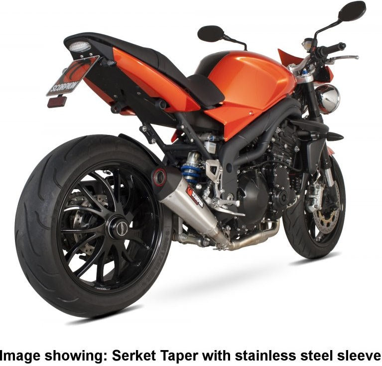 Scorpion Mufflers Serket Taper Slip-on Titanium Sleeve | RTR66SETEO