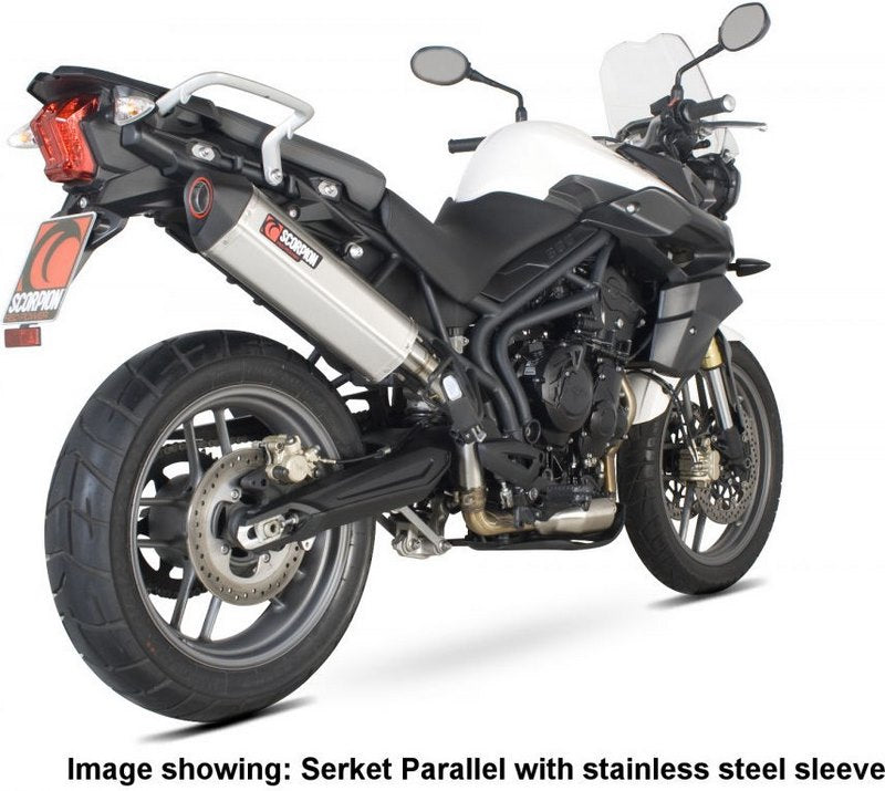 Scorpion Mufflers Serket Parallel Slip-on Titanium Sleeve | RTR68TEO