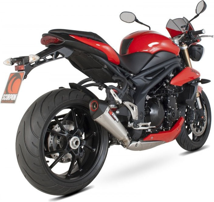 Scorpion Mufflers Serket Taper Slip-on Brushed Stainless Steel Sleeve | RTR70SESEO